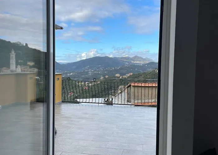 Magico Appartamento E Tramonti In Terrazza Vista Mare In Liguria, 6 Posti Letto 펜션